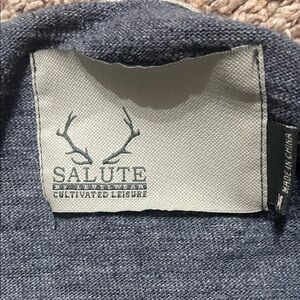 Men's Blue Cardigan Sweater